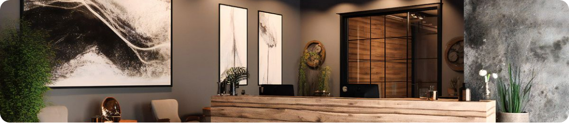 Exclusive Estates office interior