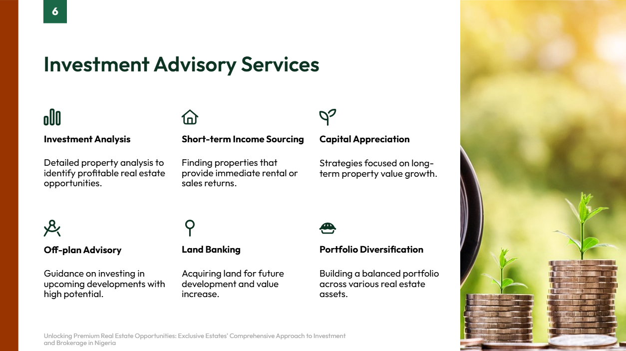 Coins symbolising investment growth