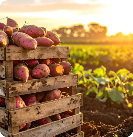 Fresh harvest from Paradiso Farms